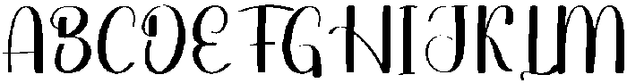 Kindness Benefit Regular otf (400) Font UPPERCASE