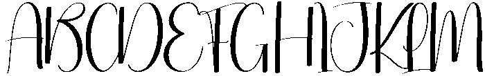 Kindness Regular otf (400) Font UPPERCASE