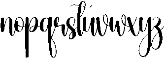 Kindness Regular otf (400) Font LOWERCASE