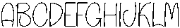 Kindness School Regular otf (400) Font UPPERCASE