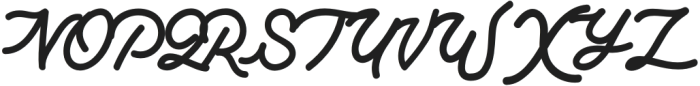 Kindra Script otf (400) Font UPPERCASE