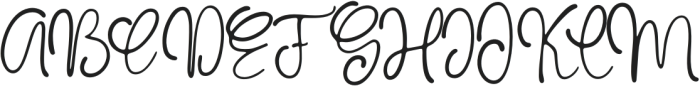 KindredSpirits otf (400) Font UPPERCASE