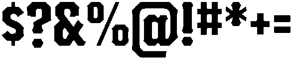 Kiner Heavy otf (800) Font OTHER CHARS