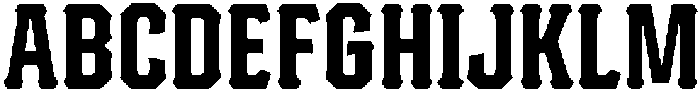 Kiner Heavy otf (800) Font UPPERCASE