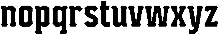 Kiner Heavy otf (800) Font LOWERCASE