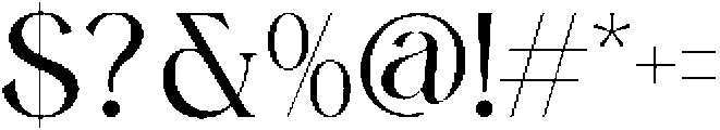 Kinetic Bravely otf (400) Font OTHER CHARS