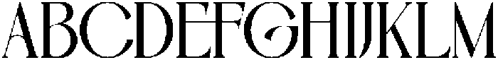 Kinetic Bravely otf (400) Font UPPERCASE