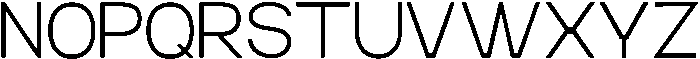 Kinetix Sans Thin otf (100) Font UPPERCASE