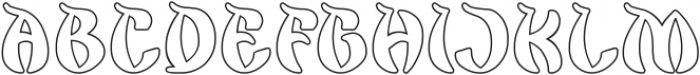 King Cobra-Hollow otf (400) Font UPPERCASE