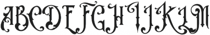 King Edward otf (400) Font UPPERCASE