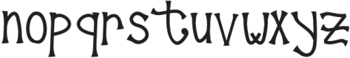 King Witch Regular otf (400) Font LOWERCASE