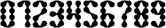 King of Rain Bold otf (700) Font OTHER CHARS