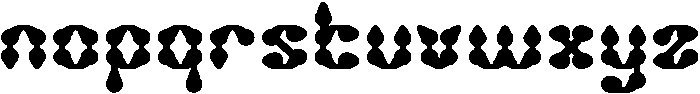 King of Rain Bold otf (700) Font LOWERCASE