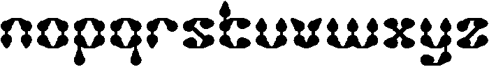 King of Rain otf (400) Font LOWERCASE