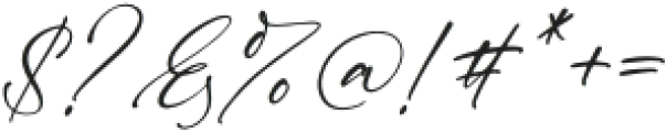 Kingdom Estella Script Italic otf (400) Font OTHER CHARS