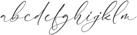 Kingdom Estella Script Italic otf (400) Font LOWERCASE