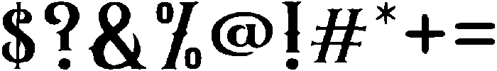 Kingdom Regular otf (400) Font OTHER CHARS