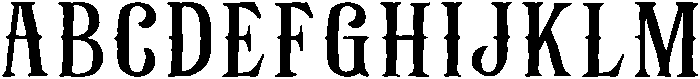 Kingdom Regular otf (400) Font UPPERCASE