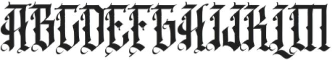 Kingdom of Heaven otf (400) Font UPPERCASE