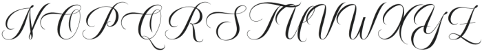 Kinglane Regular otf (400) Font UPPERCASE