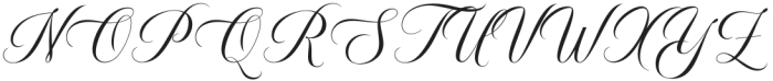 Kinglane Slant Regular otf (400) Font UPPERCASE