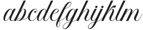 Kinglane Slant Regular otf (400) Font LOWERCASE