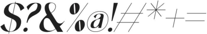 Kinglard-Italic otf (400) Font OTHER CHARS