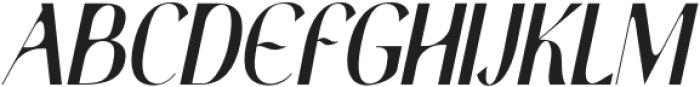 Kinglard-Italic otf (400) Font UPPERCASE