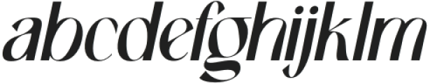 Kinglard-Italic otf (400) Font LOWERCASE