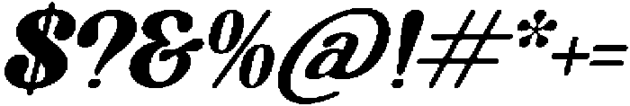 Kingly Queen Italic otf (400) Font OTHER CHARS