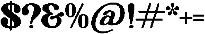 Kingly Queen otf (400) Font OTHER CHARS