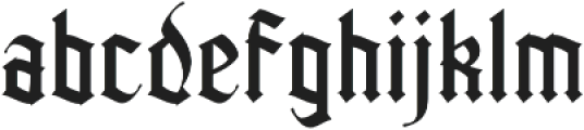 Kingshead Light Light otf (300) Font LOWERCASE