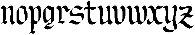 Kingslayer otf (400) Font LOWERCASE