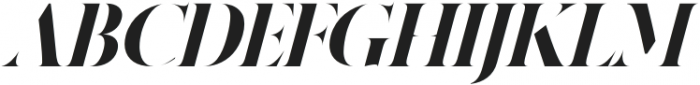 Kingsley-Italic otf (400) Font UPPERCASE