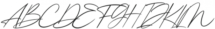 Kingston Signature otf (400) Font UPPERCASE