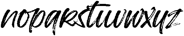 Kingston otf (400) Font LOWERCASE