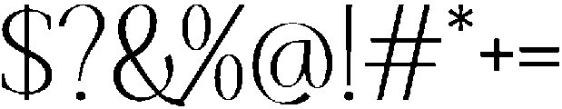 Kingstone otf (400) Font OTHER CHARS