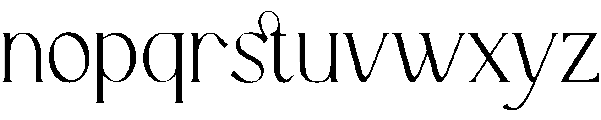 Kingstone otf (400) Font LOWERCASE