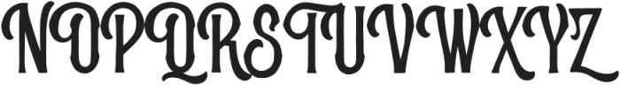 Kingstown parlour Regular otf (400) Font UPPERCASE