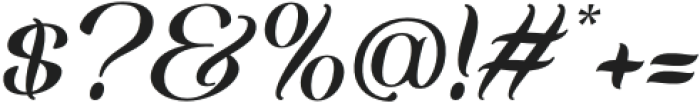 Kinksane Italic otf (400) Font OTHER CHARS