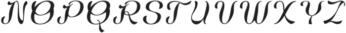 Kinksane Italic otf (400) Font UPPERCASE