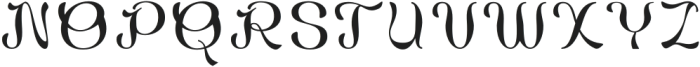 Kinksane Regular otf (400) Font UPPERCASE