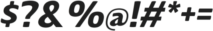 Kinoble Bold Italic ttf (700) Font OTHER CHARS