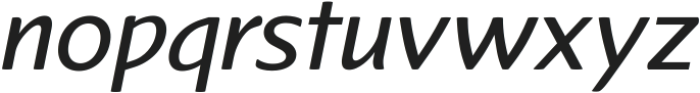 Kinoble Medium Italic ttf (500) Font LOWERCASE