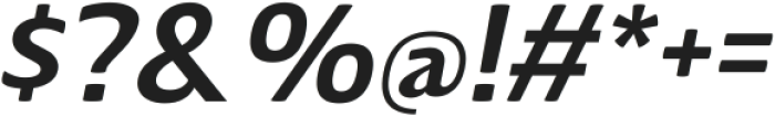 Kinoble Semibold Italic ttf (600) Font OTHER CHARS