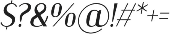 Kinsley ExtraLight Italic otf (200) Font OTHER CHARS