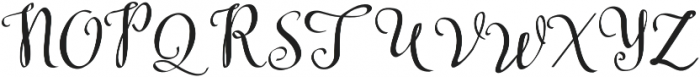 Kiraly Curls otf (400) Font UPPERCASE