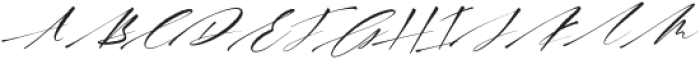Kiramba Brush otf (400) Font UPPERCASE