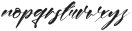 Kiramba Brush otf (400) Font LOWERCASE