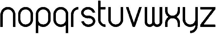 Kirana otf (400) Font LOWERCASE
